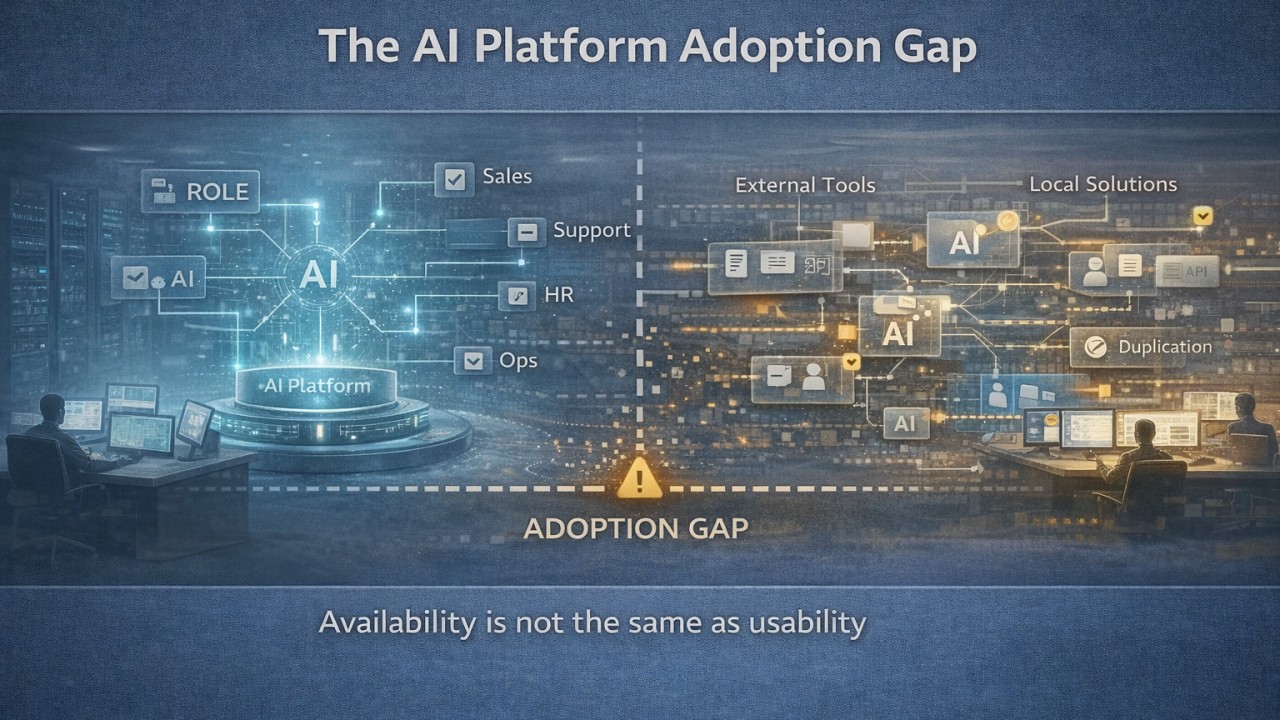 building an internal ai platform teams actually want to use
