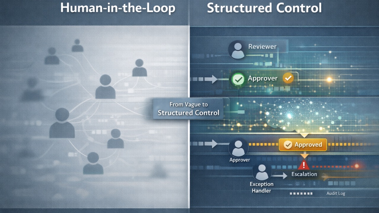 human in the loop is too vague for enterprise ai