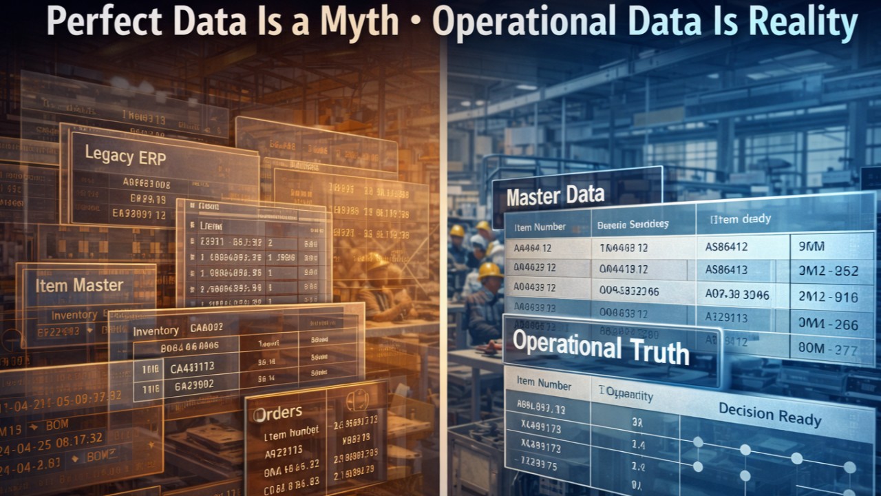 perfect data is a myth operational data is reality