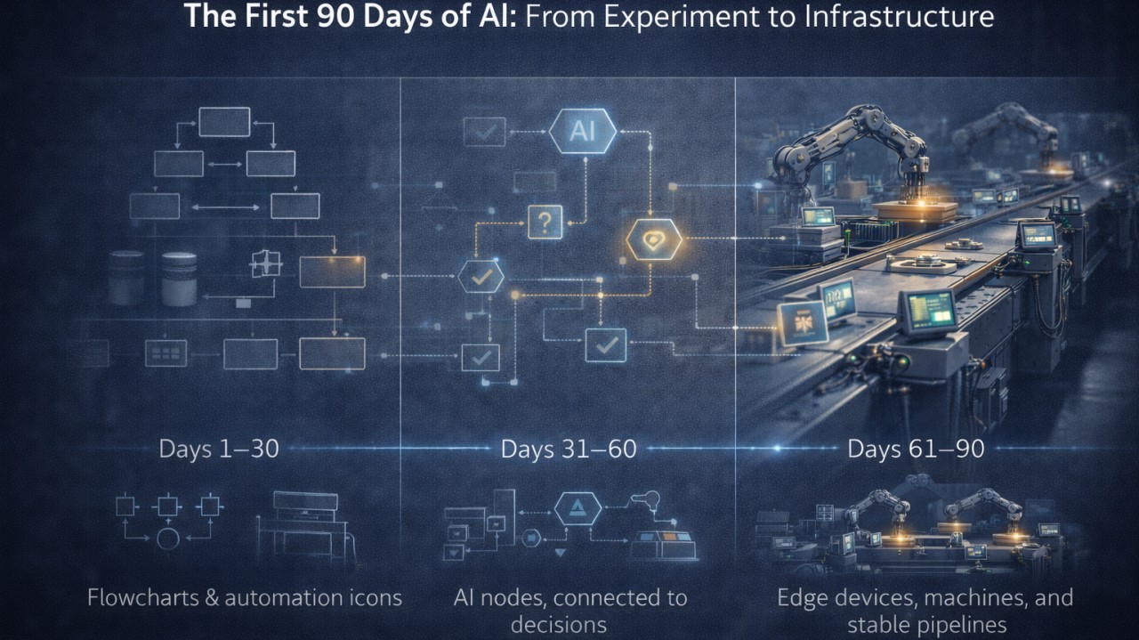 the first 90 days of ai for tech teams who haven t started with ai yet
