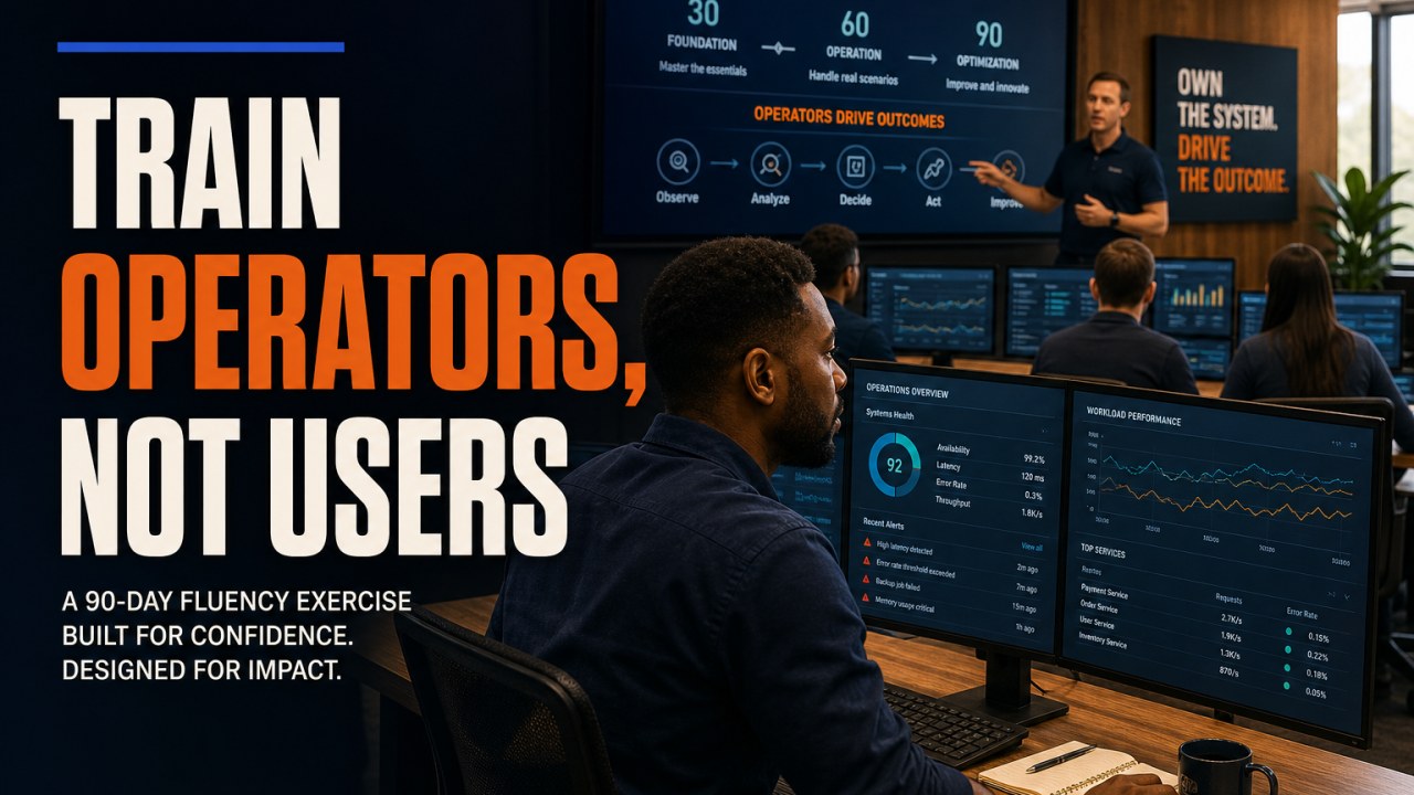 train operators not users the 90 day ai fluency plan